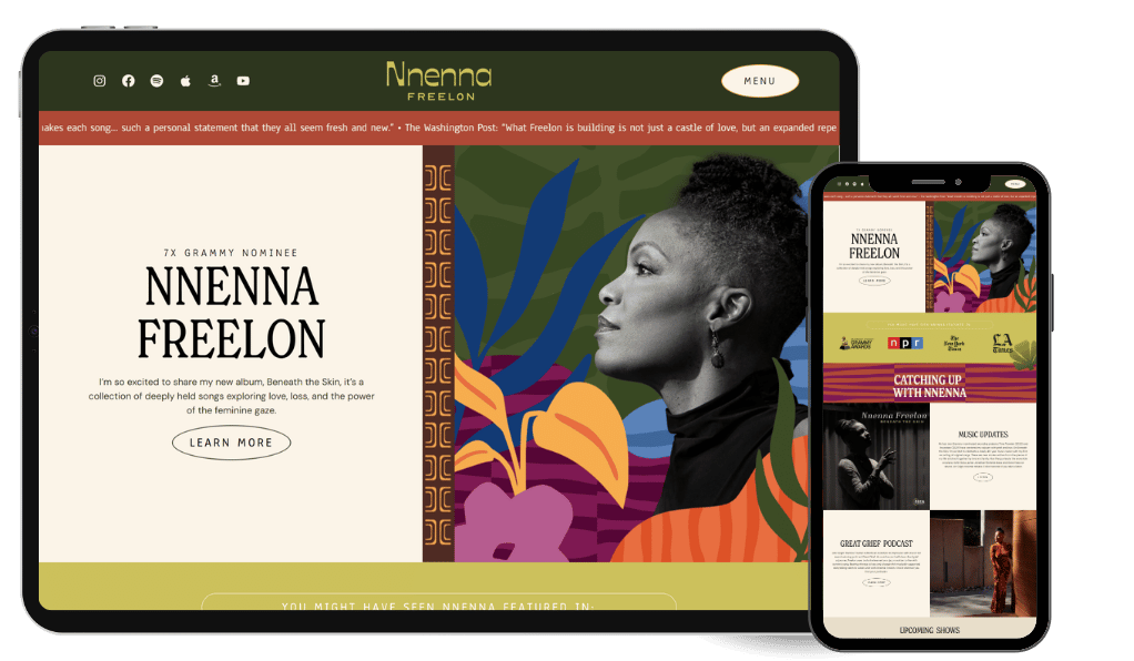 Website maintenance and monthly support services”